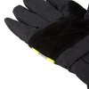 Reflective fire fighter custom fire resistant fire fighting gloves yellow