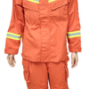 Customized wholesale EN469 yellow nomex fireman fire fighting suits
